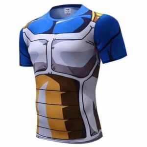 T-Shirt 3D pour l'entraînement Dragon Ball Z – "Armure Saiyan de Vegeta pendant la saga Cell"
