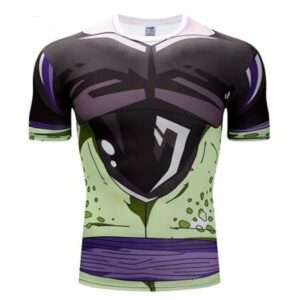 Perfect Cell DBZ Cosplay 3D Skin Gear Unique Compression T-Shirt