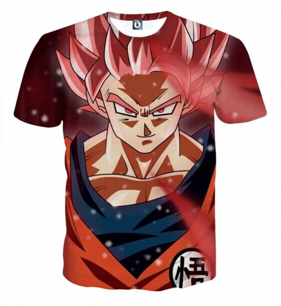 T-Shirt cool Dragon Ball "Son Goku en Super Saiyan Rose – Portrait"