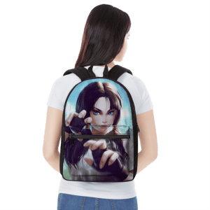 Dragon Ball Z Beautiful Videl Fantastic Artwork Canvas Backpack