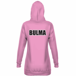 Dragon Ball Z Bulma Outfit Inspired Cosplay Hoodie Dress
