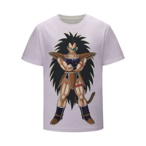 T-Shirt cool Dragon Ball Z "Raditz le Saiyan – Fierté et Orgueil"