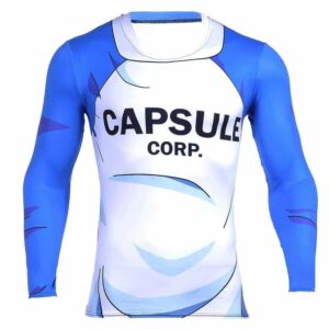 T-Shirt à manches longues 3D pour l'entraînement "Teen Future Trunks en Tenue Capsule Corp – Fitness et Gym"