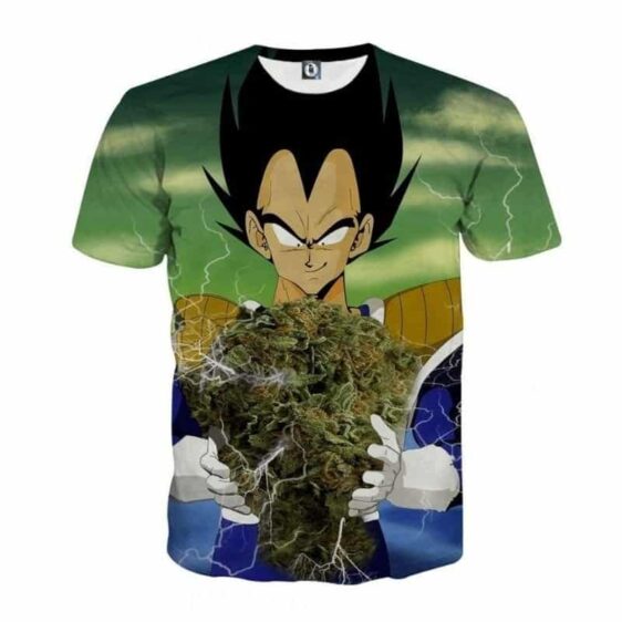 T-shirt Grande Taille Végéta Fumant de la Marijuana