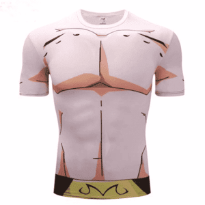 T-Shirt de cosplay 3D pour l'entraînement "Kid Buu Majin Boo – Peau Pure"